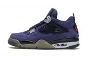 air jordan 4 chaussures suede purple suede